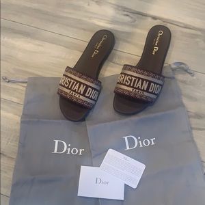Authentic Dior slides